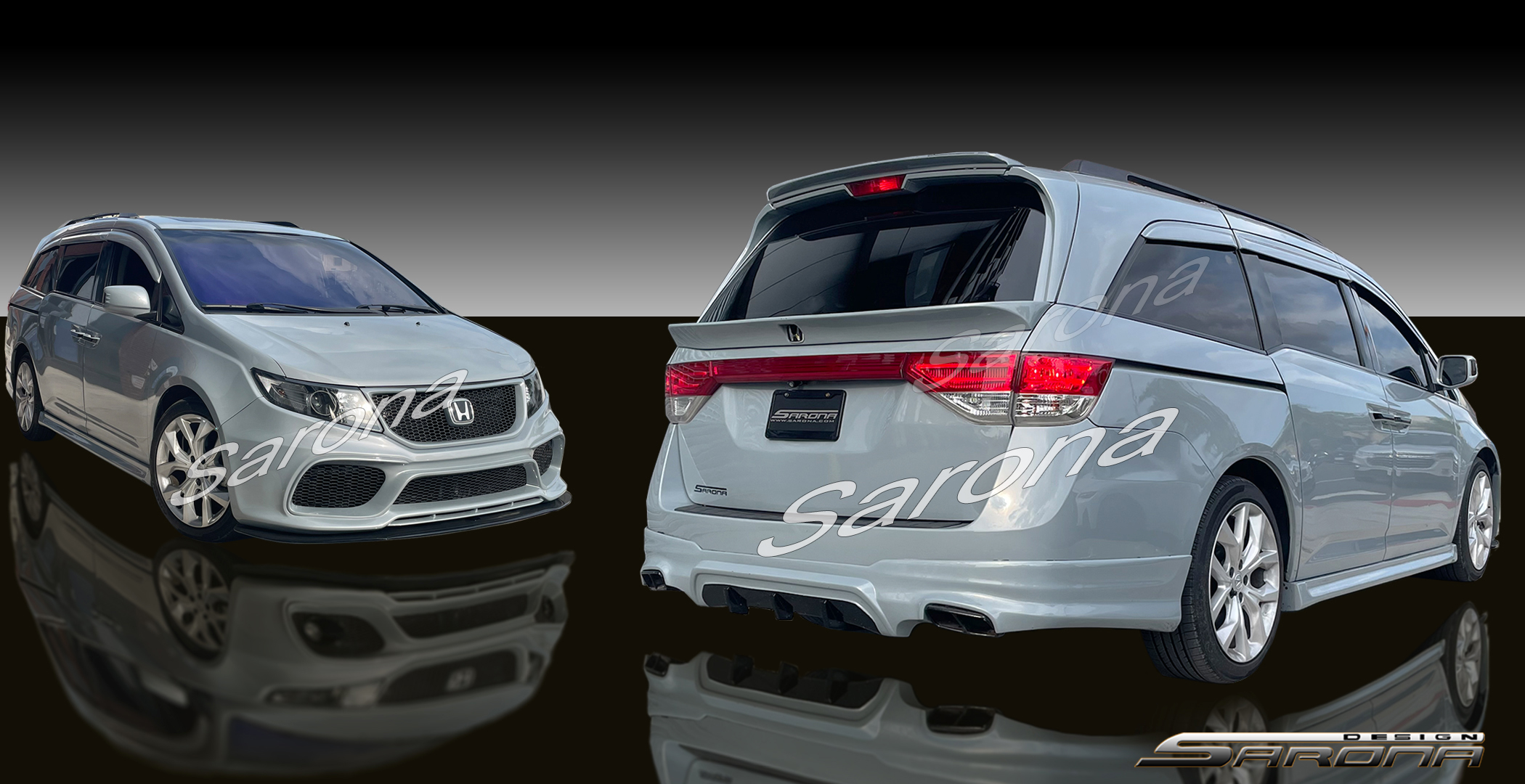 Custom Honda Odyssey  Mini Van Body Kit (2011 - 2017) - $2280.00 (Part #HD-065-KT)